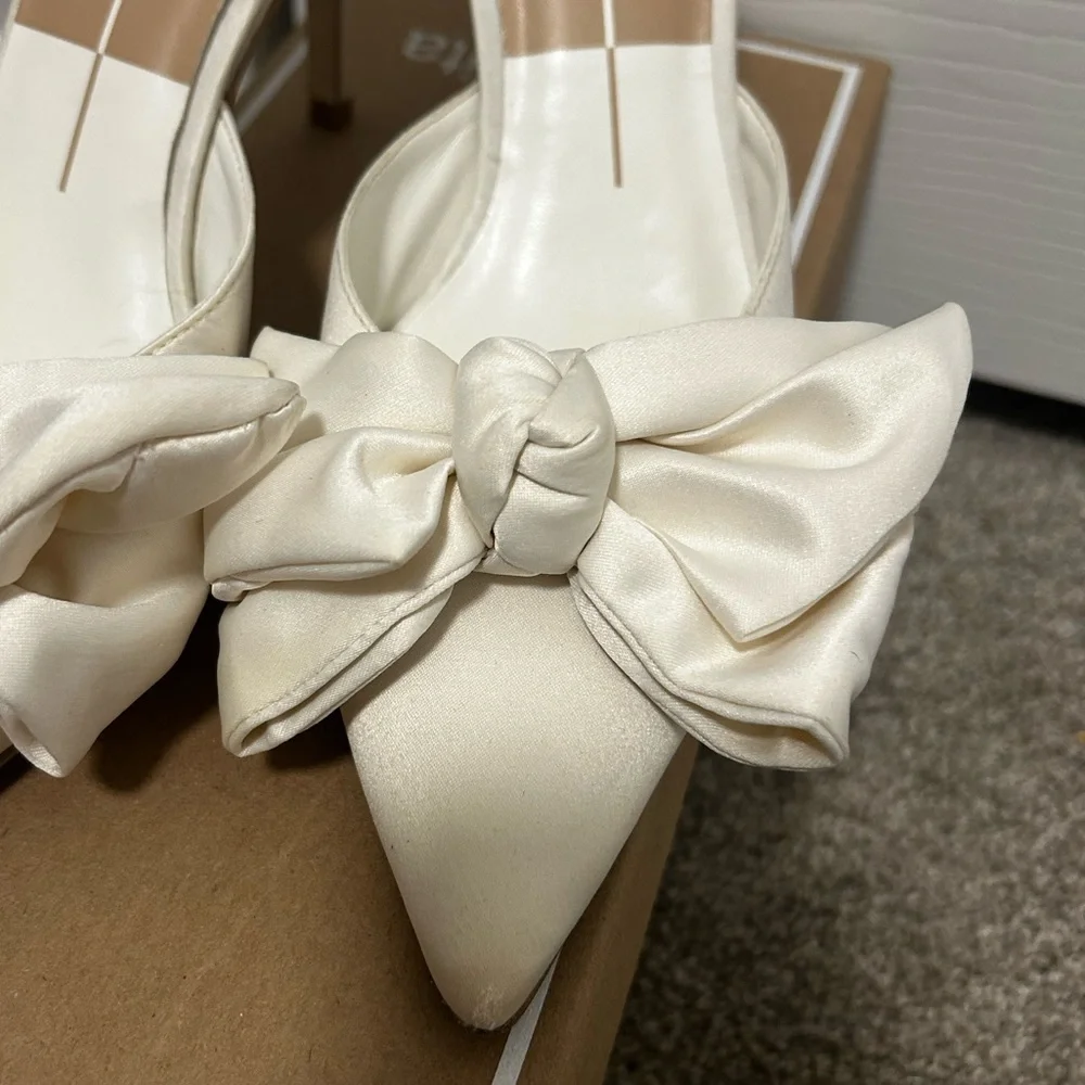 Dolce Vita Kaylie Bow Pointed Toe Mule - Picture 9 of 11